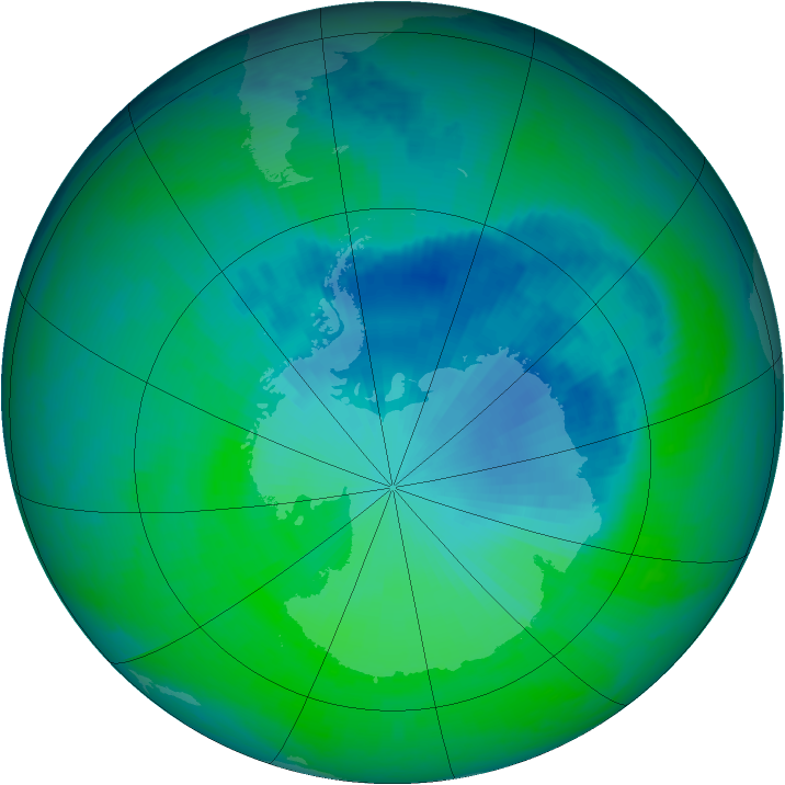 Ozone Map 2004-12-01